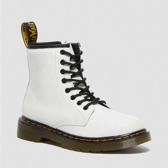Dr. Martens Other - Dr Martens Junior 1460 Leather Lace Up Boot in White size 12